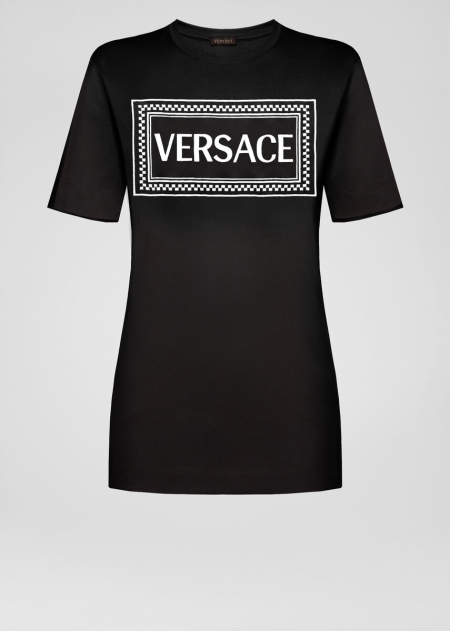 Tricouri Versace 90s Vintage Logo Dama | VPYHZLR-16